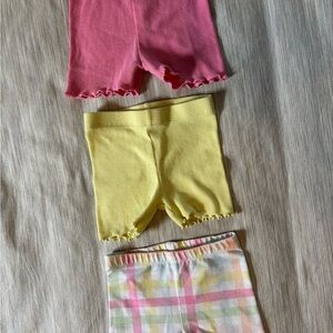 Baby girl shorts set of 3